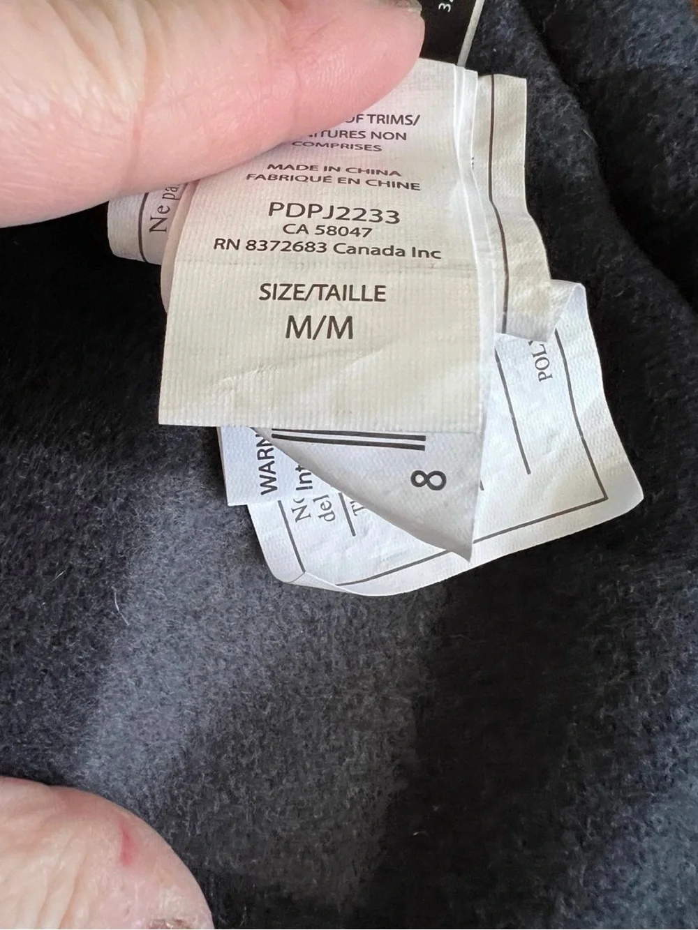 Size medium Dog puffer jacket